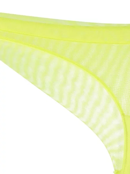 Průsvitné kalhotky Maison Close žluté