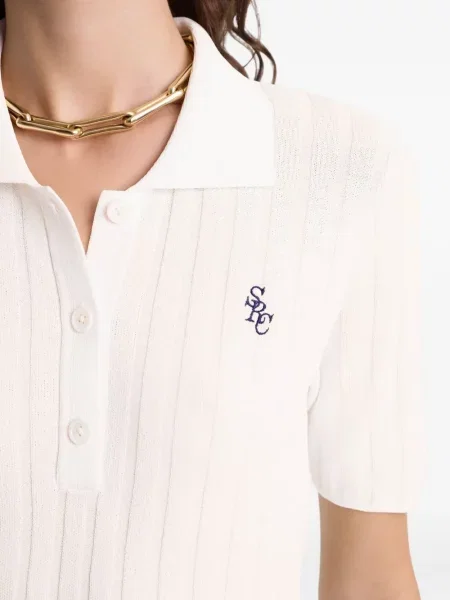 Polo Sporty & Rich alb