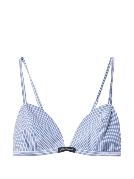 Sutien triunghi Hommegirls cu dungi alb