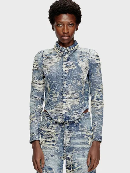 Сорочка Diesel синя