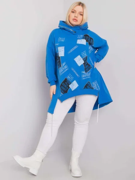 Суитчър Fashionhunters синьо