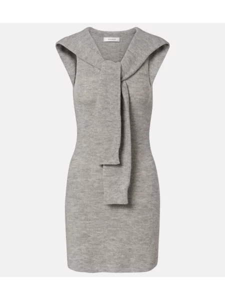 Rochie Aya Muse de lână gri