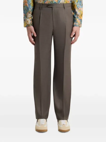 Pantaloni Etro de lână maro