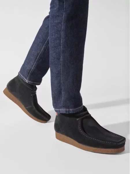 Kotníková obuv Clarks černé