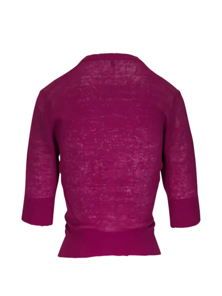 Scurt cardigan R13 cu decolteu în V violet