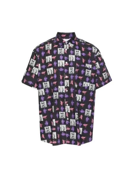 Koszula z krótkim rękawem Comme Des Garcons z nadrukiem