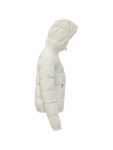 Geacă The North Face cu glugă alb