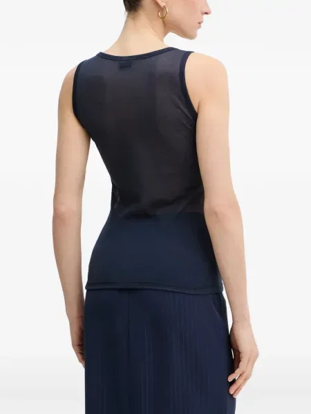 Vestă Pinko transparente albastru