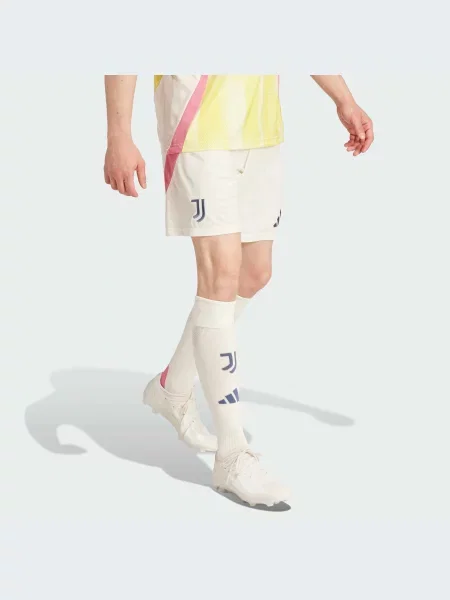 Переработанный спортивные шорты Adidas белые