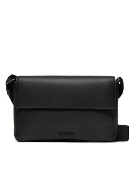 Calvin Klein Torbica za okrog pasu Ck Origami Pu Camera Bag črna