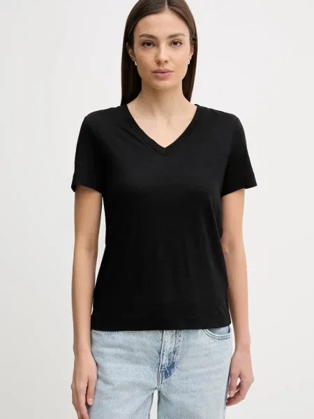 Kratka majica Sisley črna