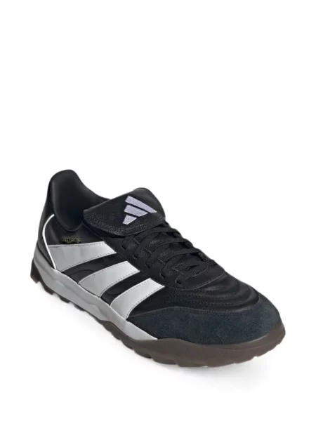 Sneakerși Adidas Predator cu buline alergare din satin alb