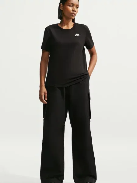 Nike Sportswear basic majica kratkih rukava ženska Club Essentials crna