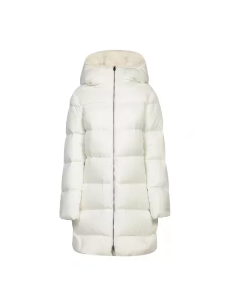 Kurtka puchowa Herno z kapturem biała