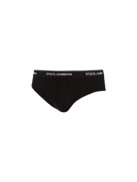 Majtki Dolce And Gabbana z dżerseju czarne