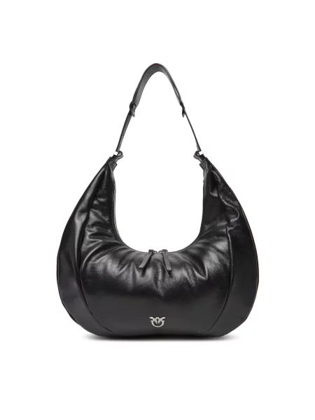 PINKO Τσάντα Slouchy Hobo Big PE 25 PLTT μαύρο