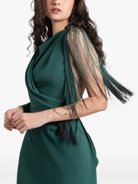 Maxi rochie maxi Gemy Maalouf de costum verde