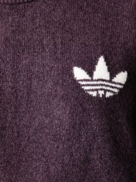 Adidas Originals пуловер дамски с добавена вълна Essentials виолетово