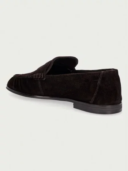 Velúr félcipő Steve Madden barna