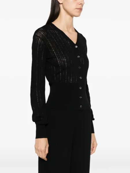 Cardigan Aya Muse tricotate negru