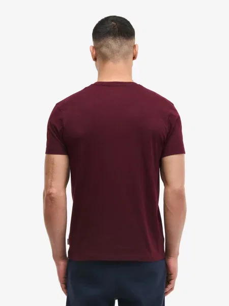 Футболка Lonsdale LOGO KAI бордовий