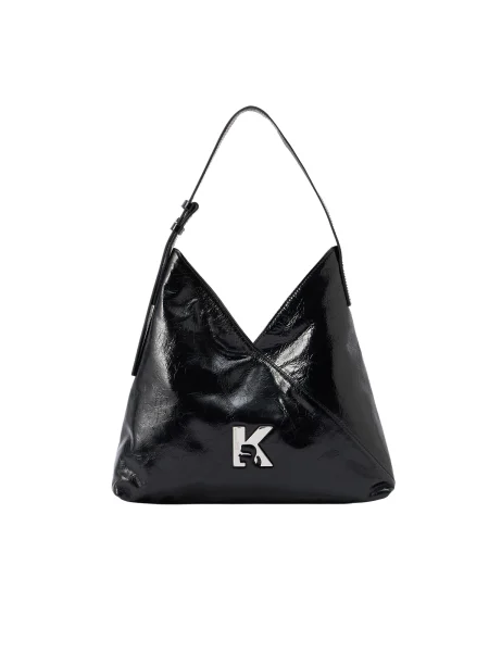 KARL LAGERFELD JEANS Geantă tip sac Geo Hochglänzende Tote Bag negru
