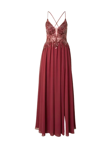 Mascara Rochie de seară mov zmeură