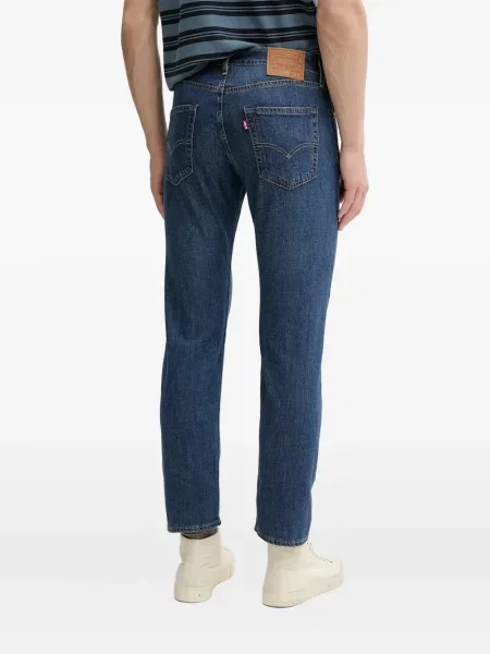 Blugi evazați Levi's® din piele de căprioară albastru