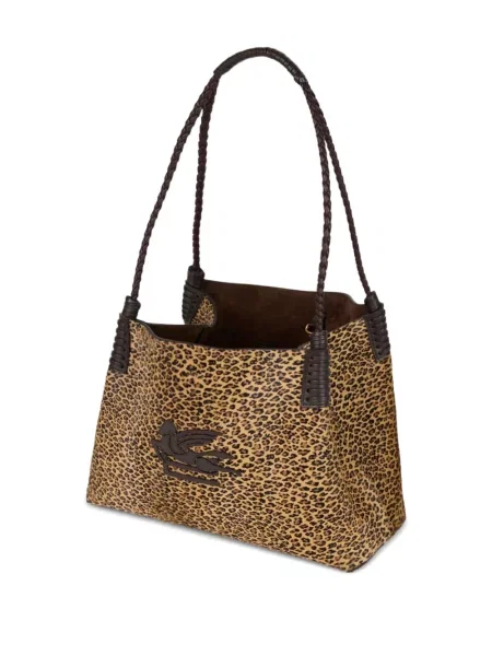 Geantă Etro cu imagine cu model leopard