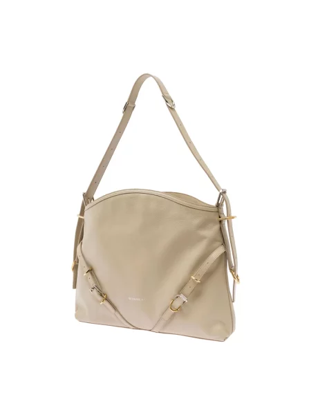 Torebka skórzana Givenchy skórzana beżowa