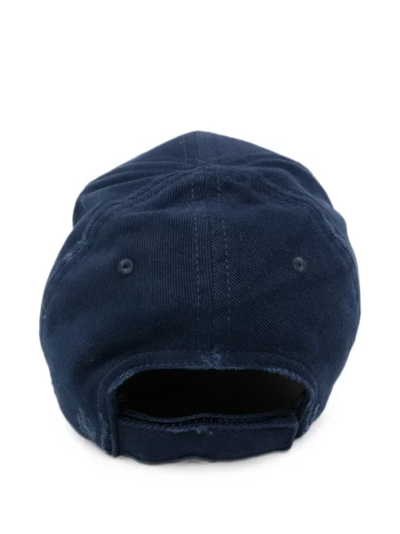 Șapcă Balenciaga zdrențuiți albastru