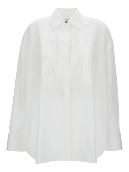 Cămașă Golden Goose plisată alb