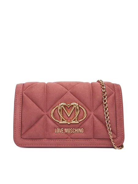 Чанта Love Moschino червено розово