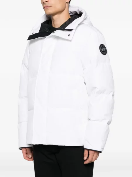 Palton Canada Goose cu autograf alb