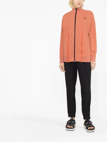 Raštuotas striukė Adidas By Stella Mccartney oranžinė