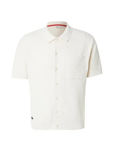 Pepe Jeans Geacă tricotată Dylan natural alb