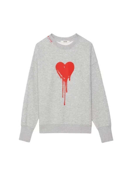 Bluza Zadig & Voltaire w serca szara