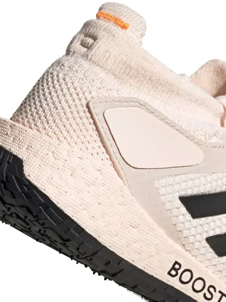 Top Adidas alergare cu decolteu în V alb