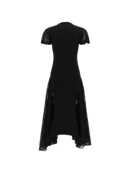 Rochie Lanvin tricotate asimetrică negru
