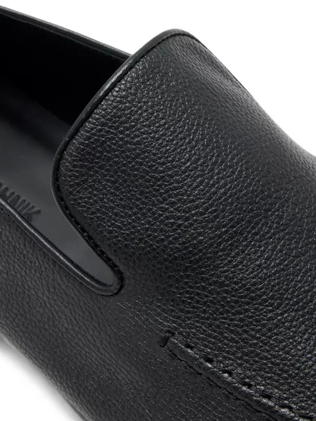 Pantofi loafer Manolo Blahnik din piele negru