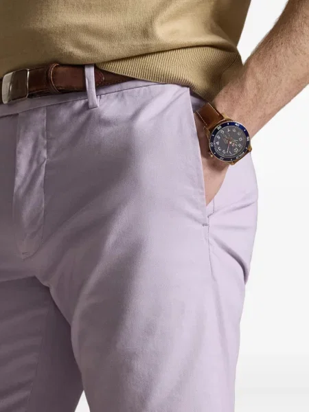 Ριγέ δερμάτινος κάλτσες Polo Ralph Lauren με κορδόνι μαύρο