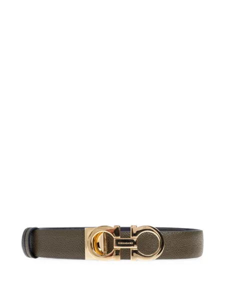 Cu centură reversibil curea Ferragamo verde