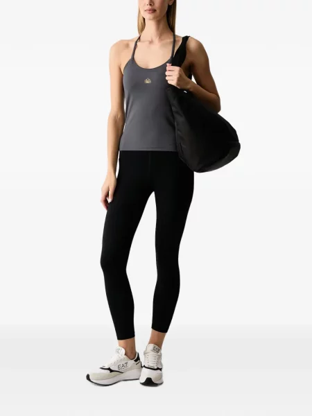 Felső Ea7 Emporio Armani nyomtatás szürke
