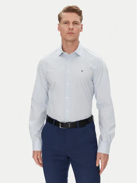 Tommy Hilfiger Риза светлосиньо