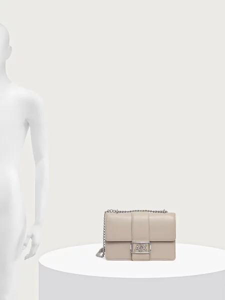 Armani Exchange keresztpántos táska női műbőr bézs