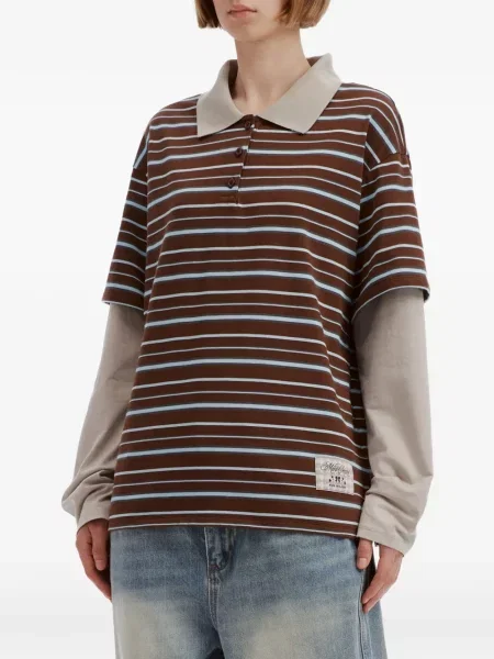 Tricou polo Mini Cream maro
