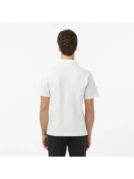 Классическое поло Lacoste белое