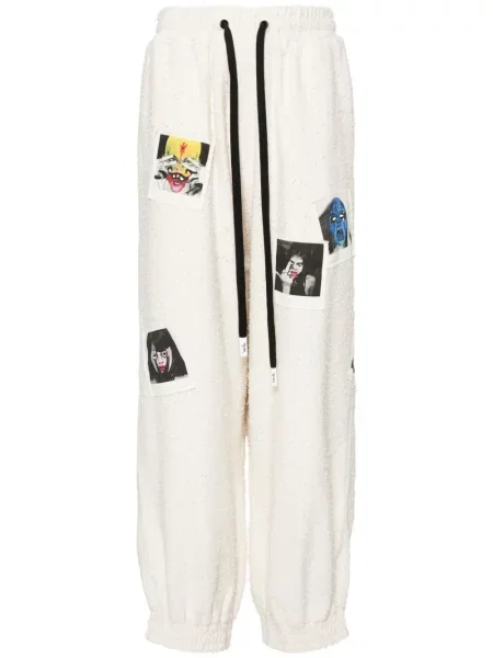 Pantaloni sport Haculla alb