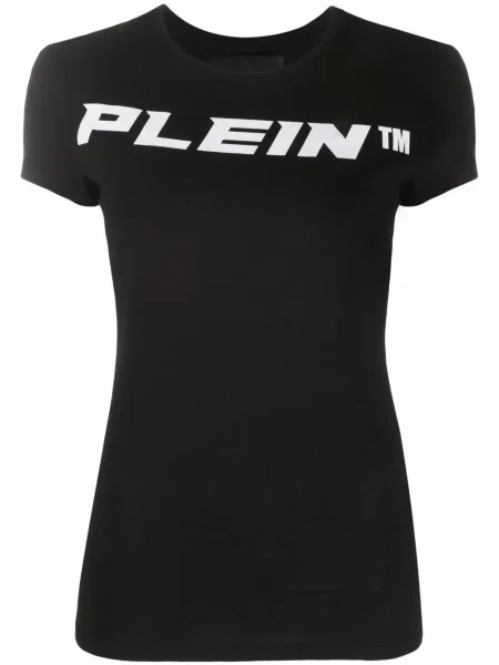 Tricou Philipp Plein cu imagine negru