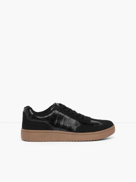Sneakersy ze zwierzęcymi wzorami czarne